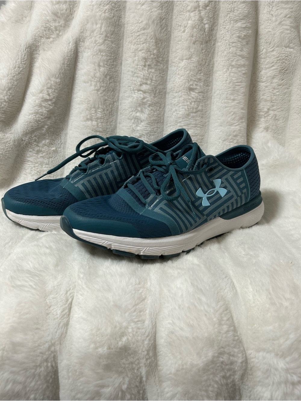 Under Armour Deep Teal Lace-Up Trainers